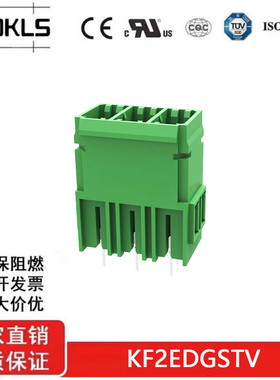 KF2EDGSTV-7.62mm 大电流插拔式PCB接线端子直针5EDGVHC/WJ3EDGVH
