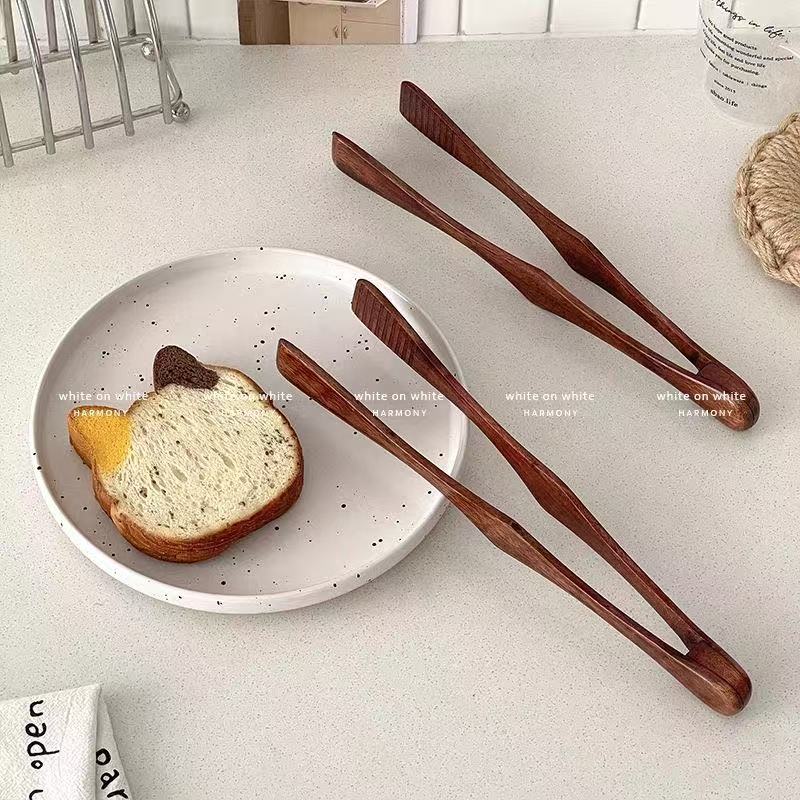木夹子厨房用耐高温食品夹牛排