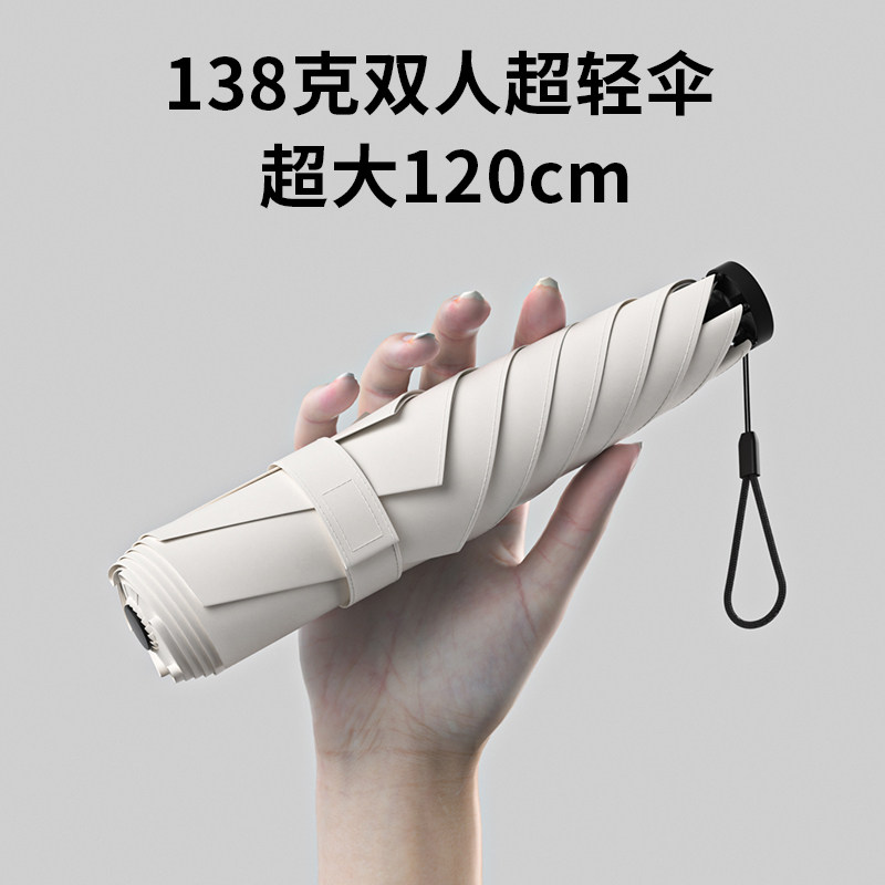 日本加宽120cm超轻防晒太阳伞|