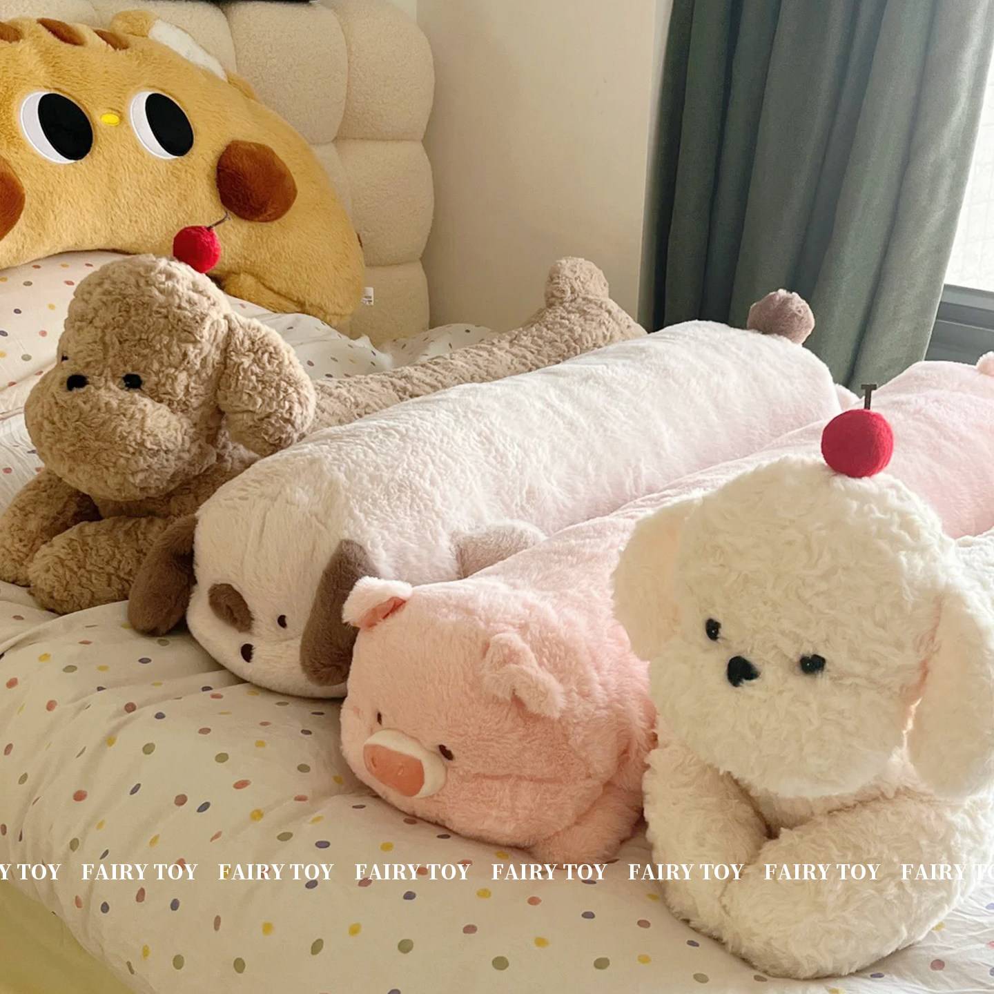 可爱长条抱枕女生专用夹腿侧睡枕