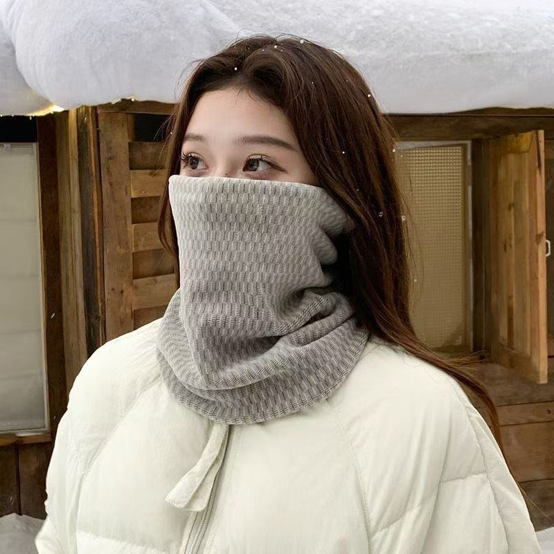 复古骑行保暖围脖套护颈男款冬季
