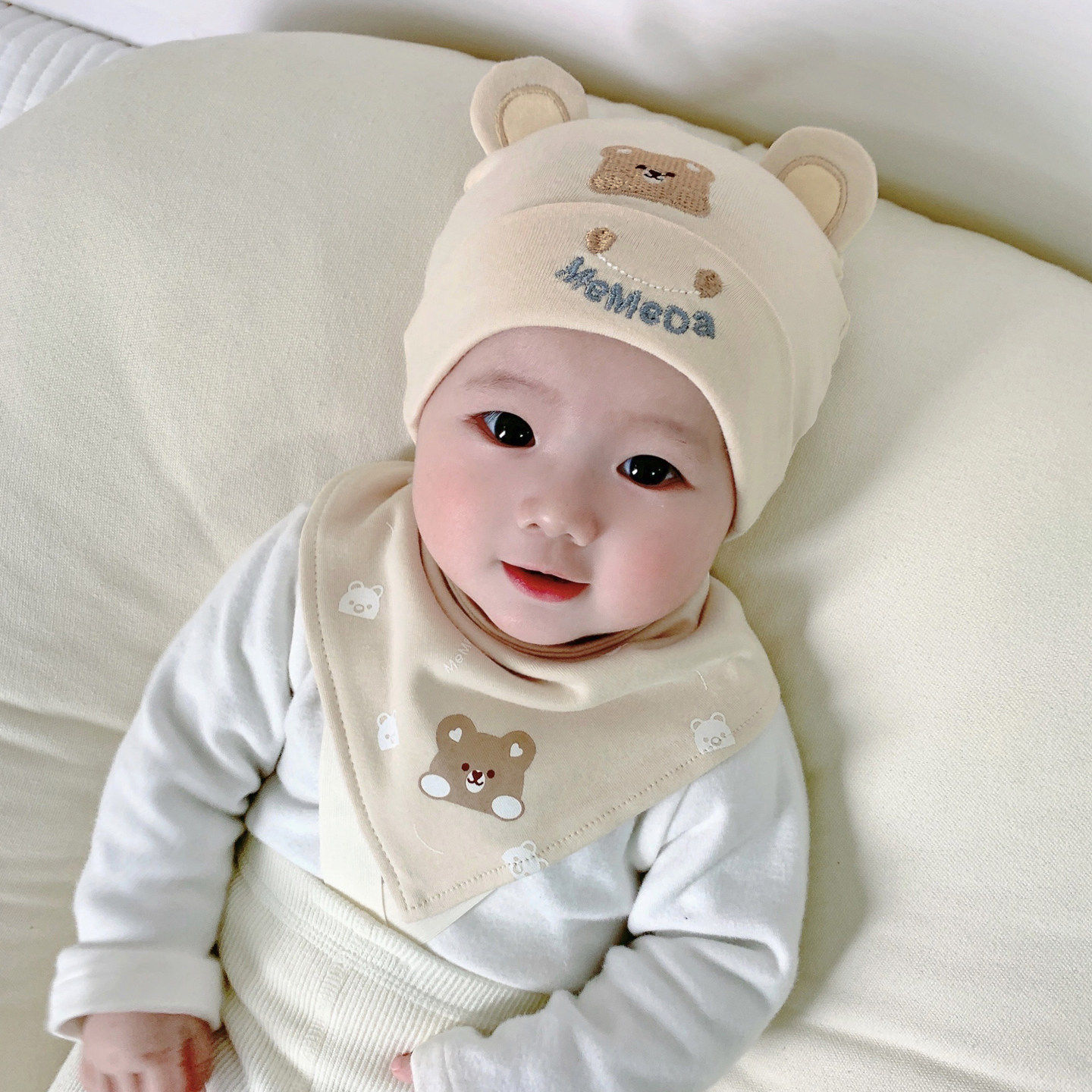 秋季6到12个月婴儿帽子秋天婴幼儿小月龄秋冬1岁0男宝宝3早秋4女5