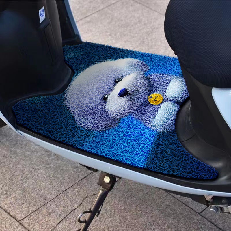 电动车防水防滑四季脚垫