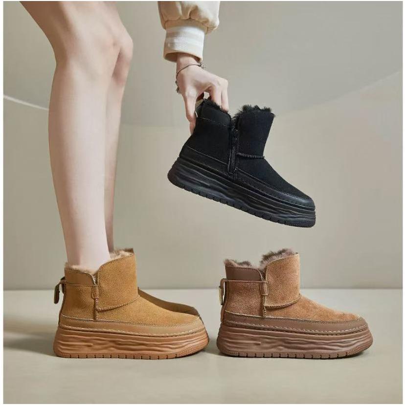 雪地靴女冬季加厚防寒棉鞋