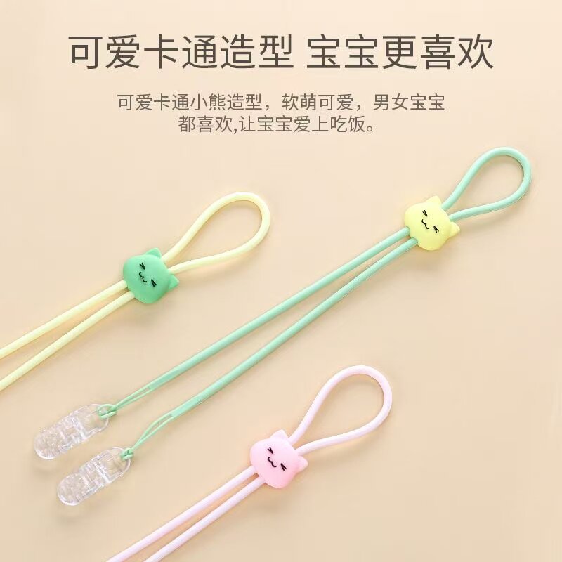 食品级硅胶耐高温加长厨房夹煎