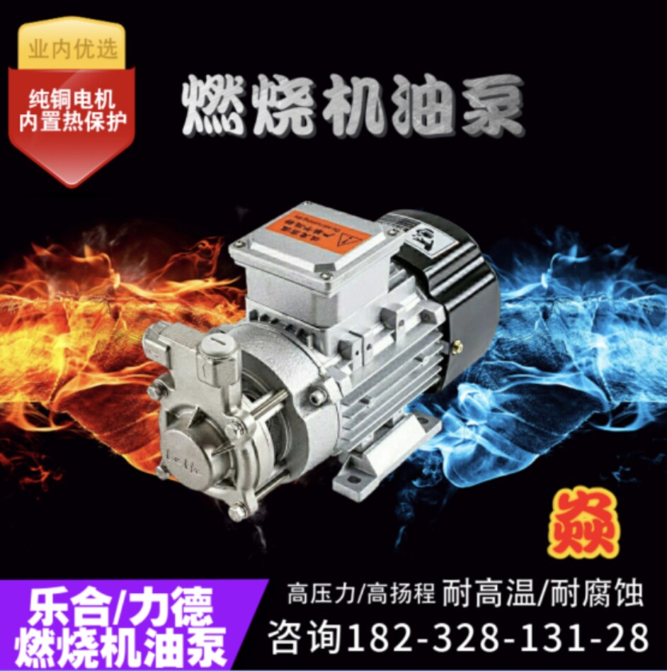 高压燃烧机力德油泵耐高温腐蚀锅炉甲醇醇基燃料乐合油泵多规格