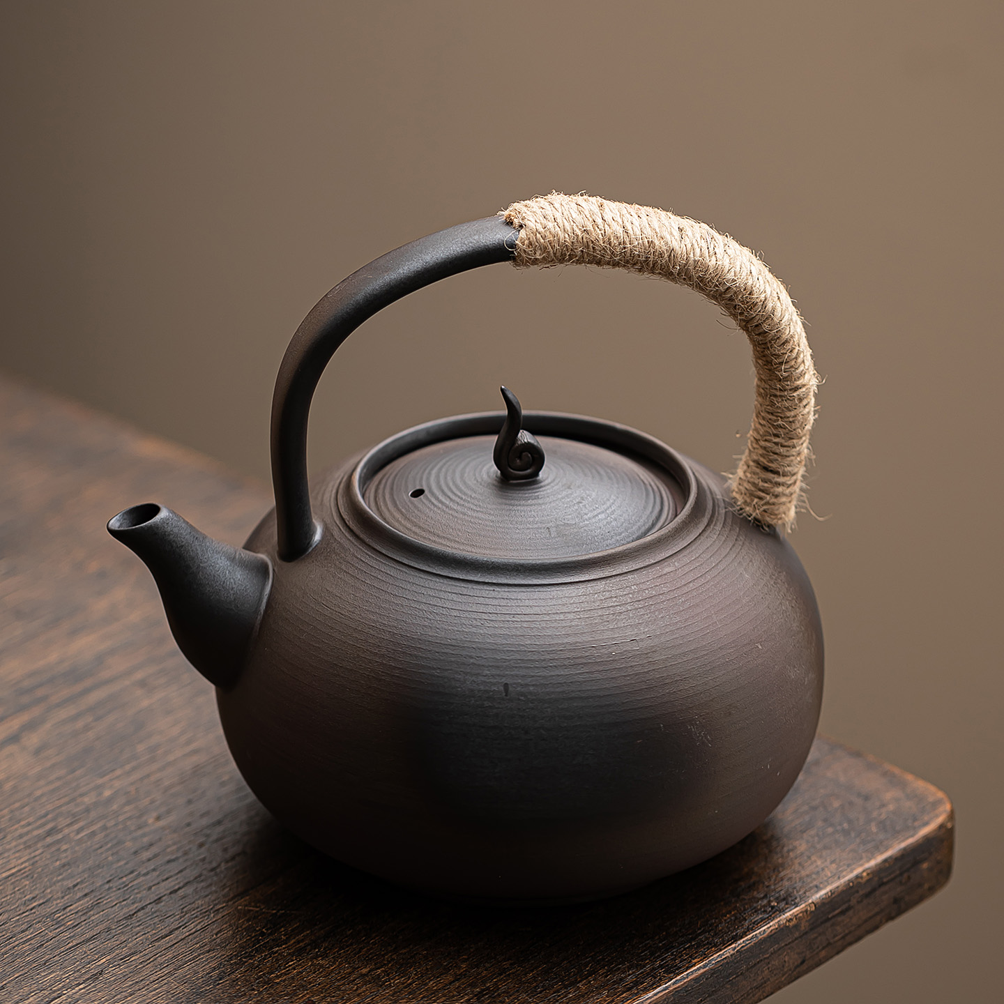 原矿柴烧提梁壶1.2L煮水壶