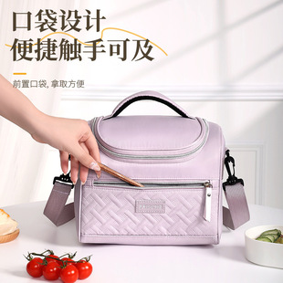 保温饭盒袋子手提饭兜铝箔加厚防水学生上班族方形饭桶便携便当包
