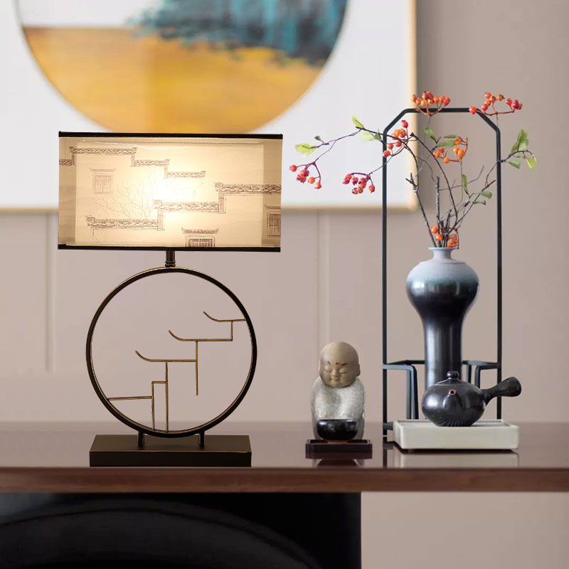 中国风复古卧室床头灯客厅沙发角立式灯具房间书房茶室新中式台灯