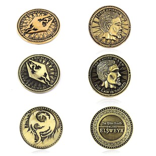 游戏周边 上古纪念币 游戏币 卷轴5金属摆件小礼品