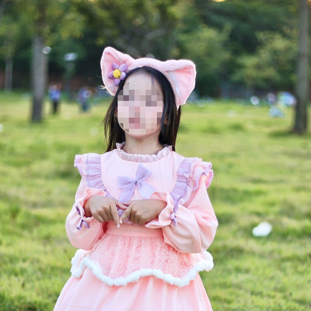 儿童玲娜贝儿蝴蝶结发箍洛丽塔公主头饰女童狐狸耳朵头箍演出发饰