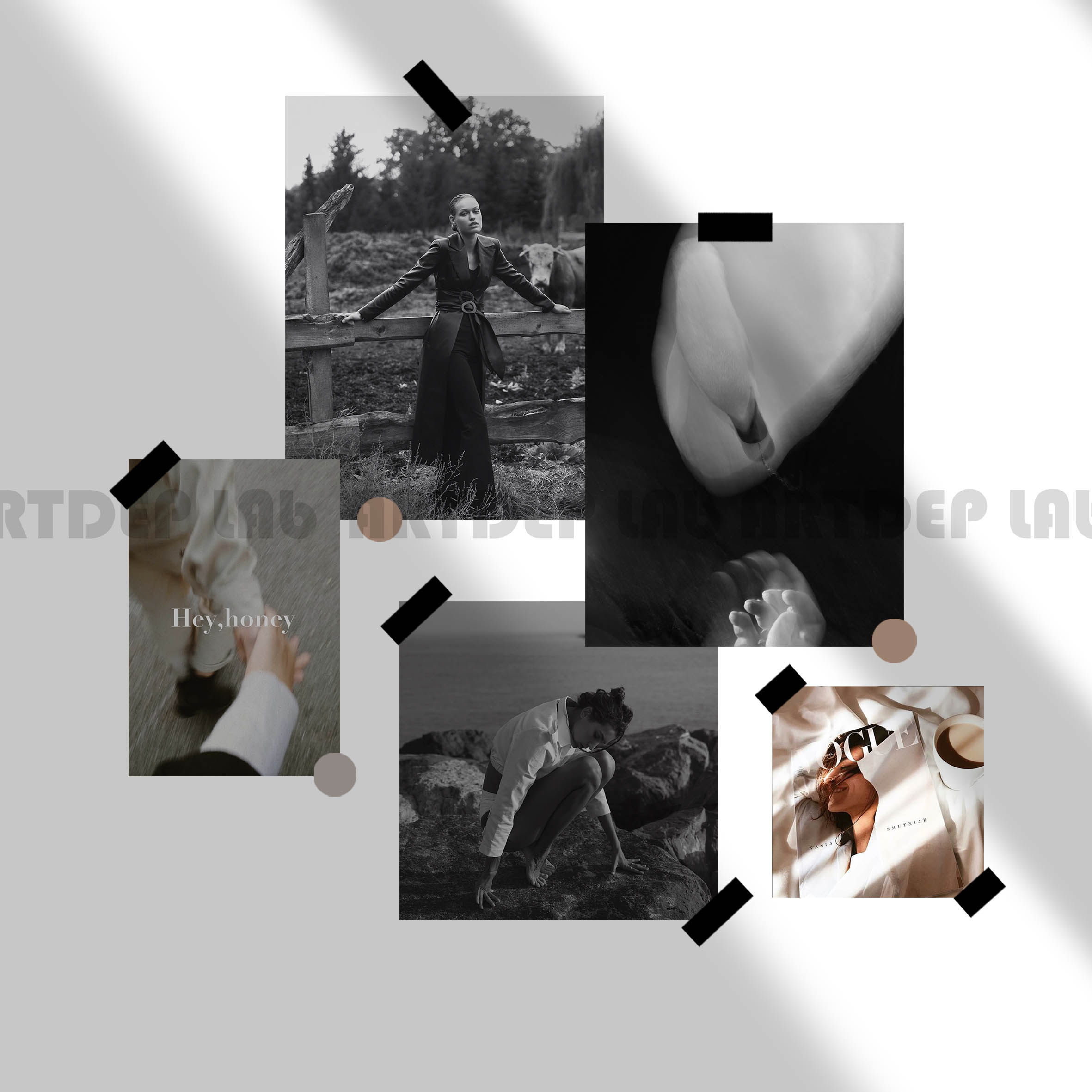 artdep黑白欧美摄影师墙饰大卡片