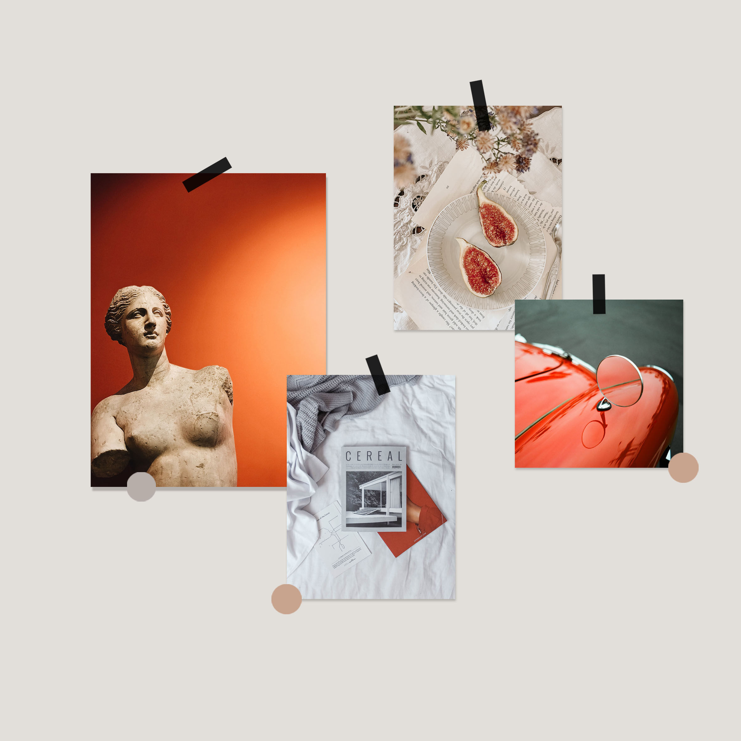 atd亮色质感咖啡厅服装店复古