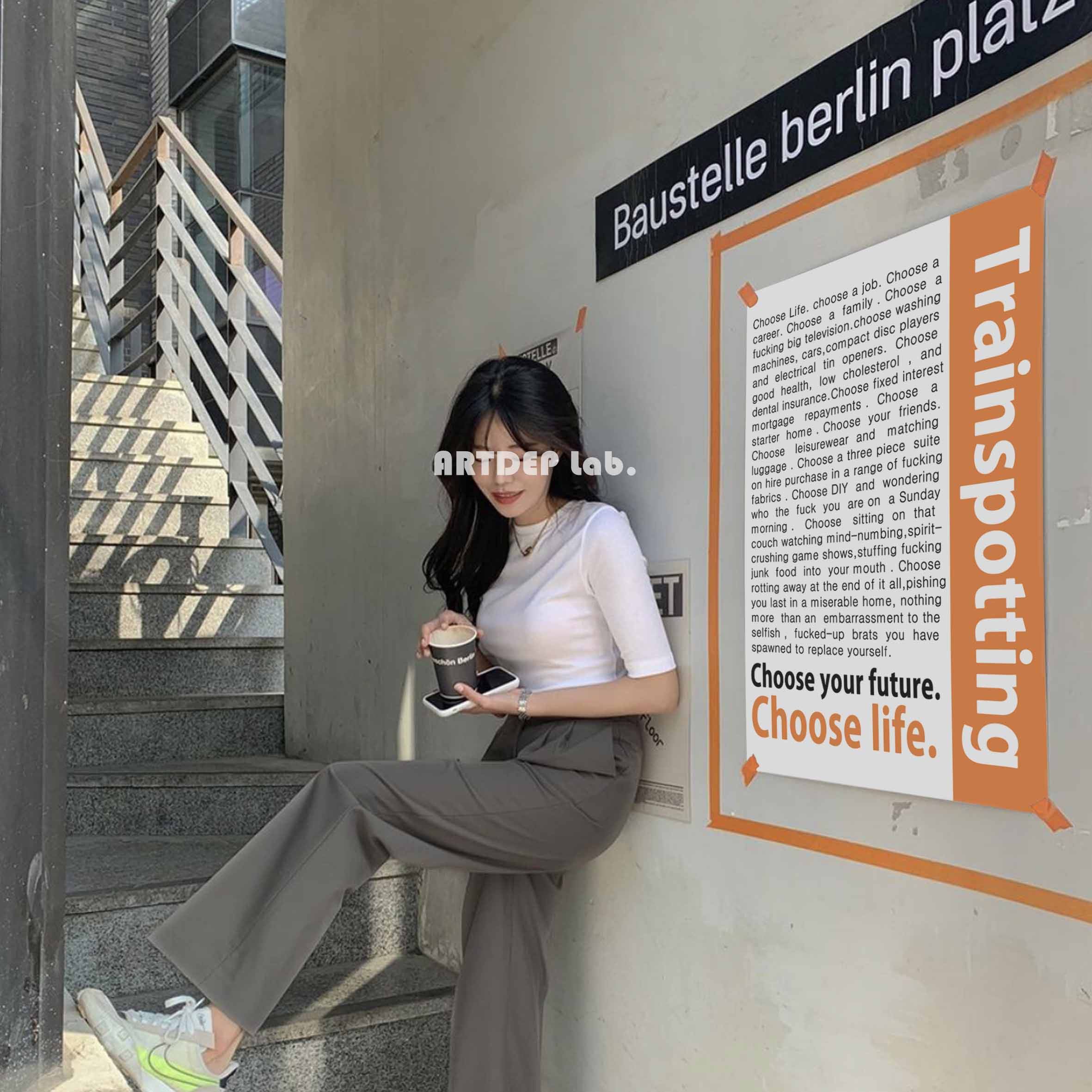 经典电影艺术风网红店道具墙饰