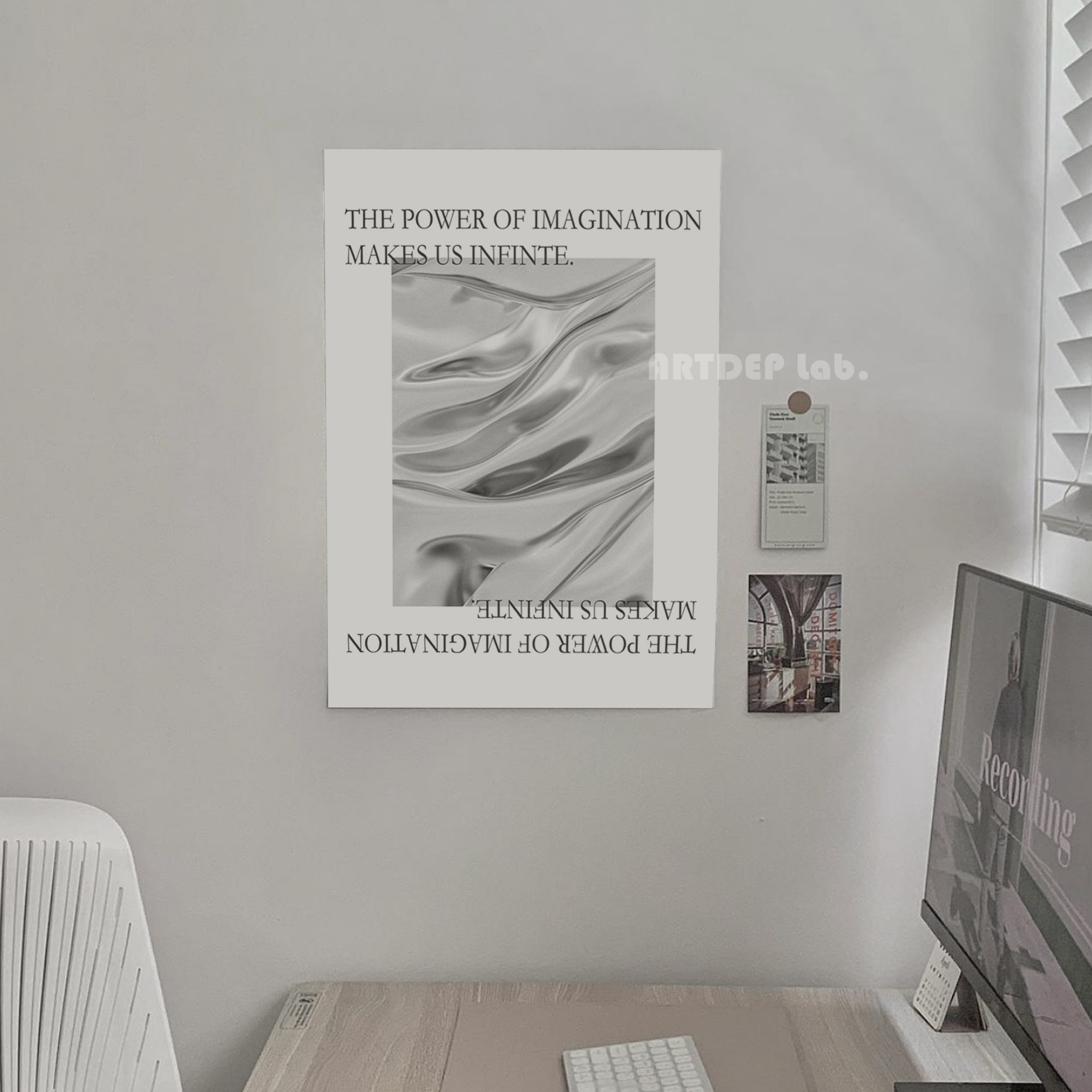 酒吧服装店小众纸质装饰画海报