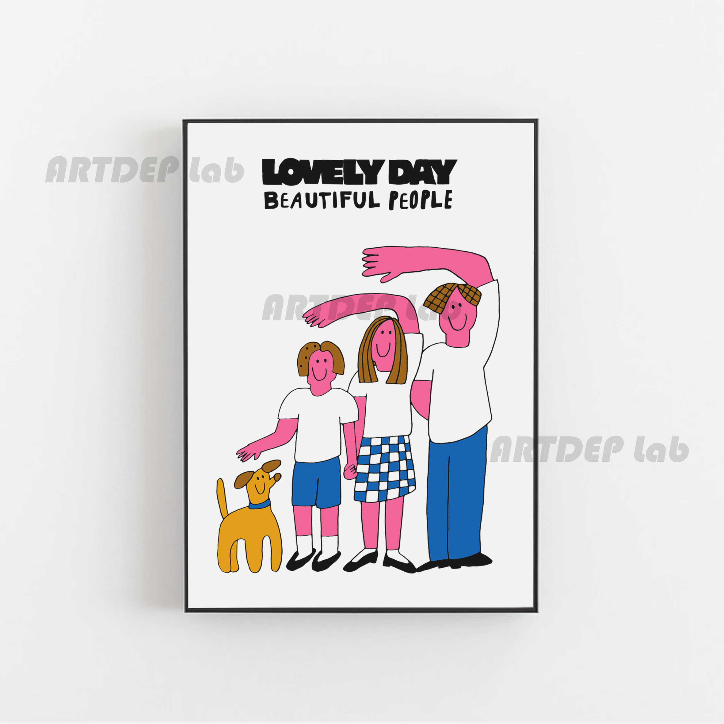 ATD 美好的一天 咖啡馆书店温馨海报装饰画纸质印刷拍照墙贴ins风