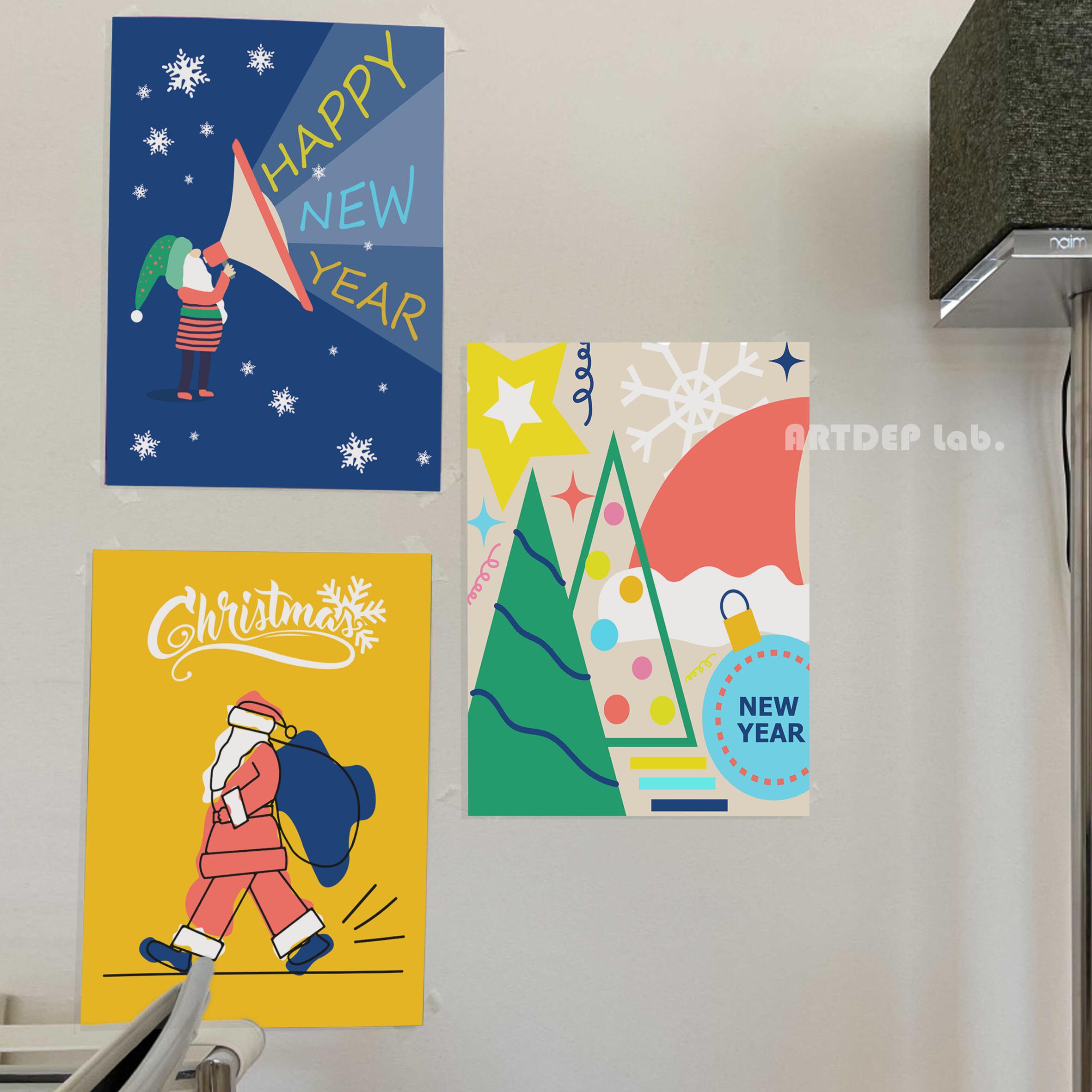 卧室客厅抽象亮色礼品海报画芯