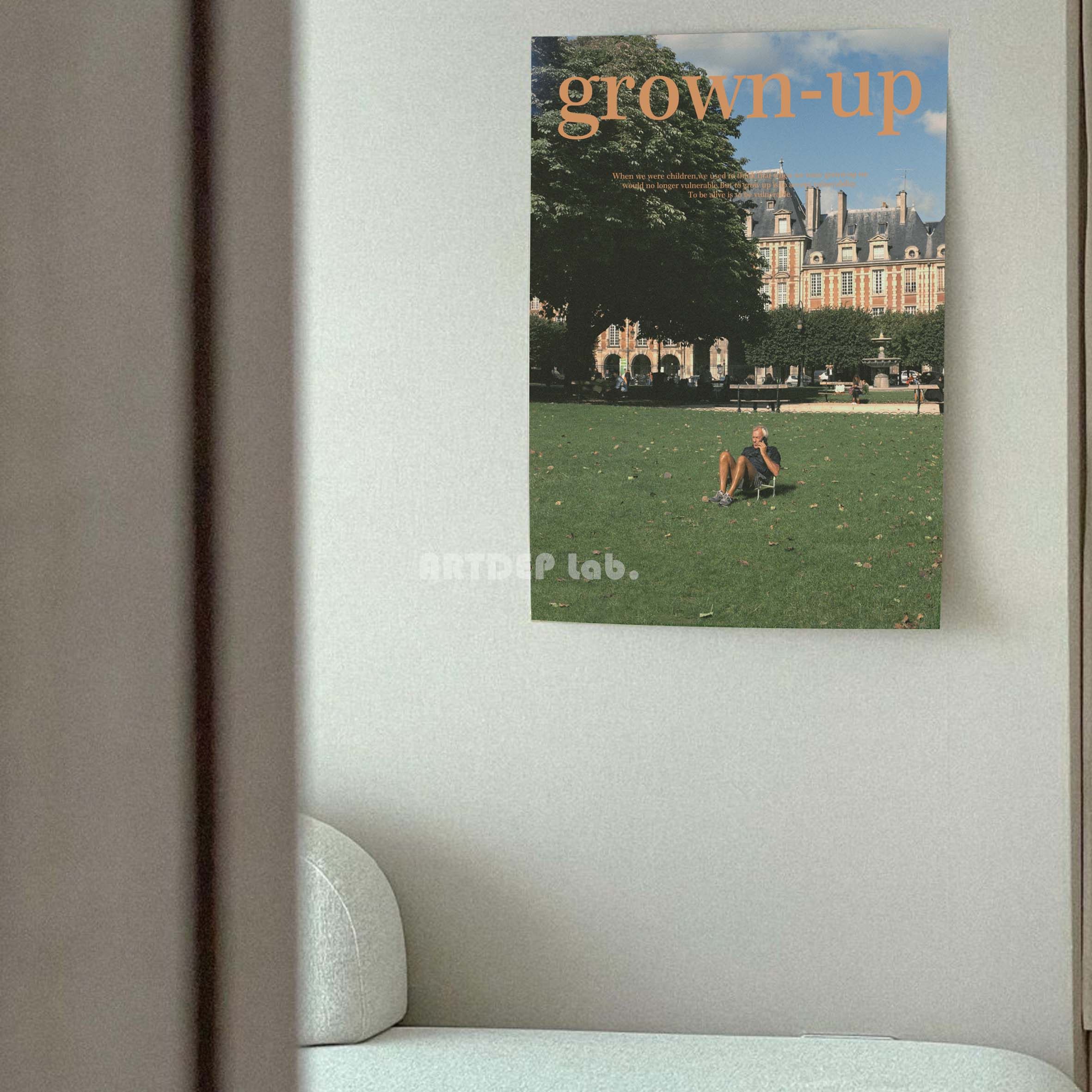 饮品店咖啡厅复古风景装饰画墙贴