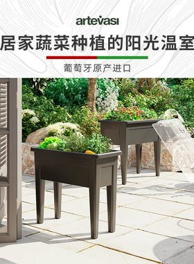 居家种菜神器高脚大尺寸花盆专用箱带盖子温室蔬菜阳台室内外包邮