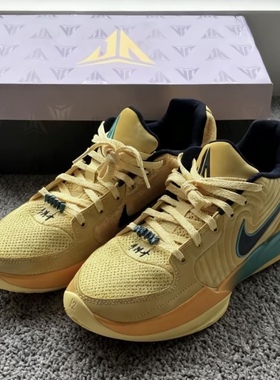 耐克Nike Ja2耐用防滑耐磨低帮篮球鞋男款黄色FD7327-700广州xc仓