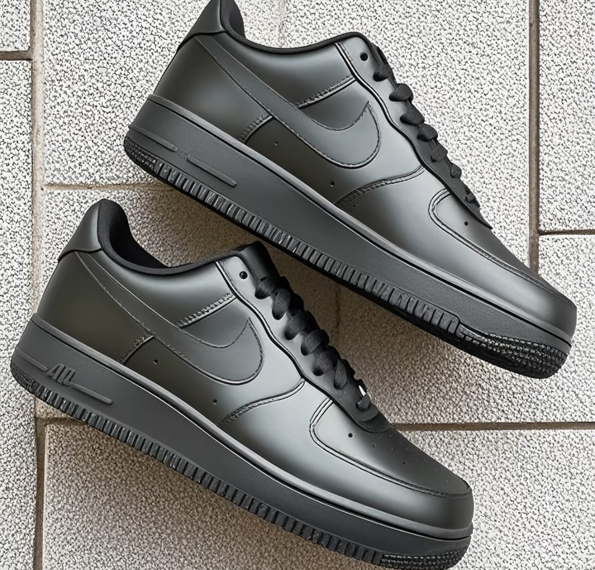 Nike Air Force 1 AF1黑武士全黑空军低帮板鞋CW2288-001广州xc仓