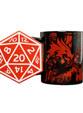 现货 龙与地下城马克杯陶瓷杯子DND游戏周边[FANTHFUL] 官方正版