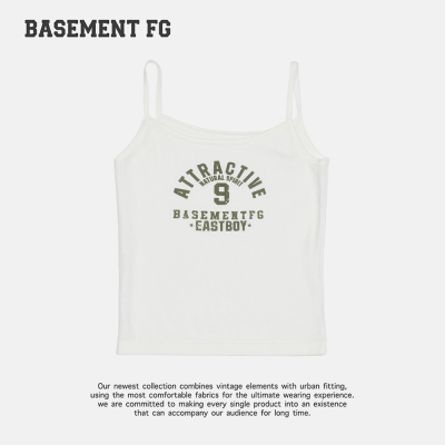 BASEMENT FG美式复古简约百搭休闲修身吊带背心女253010046005