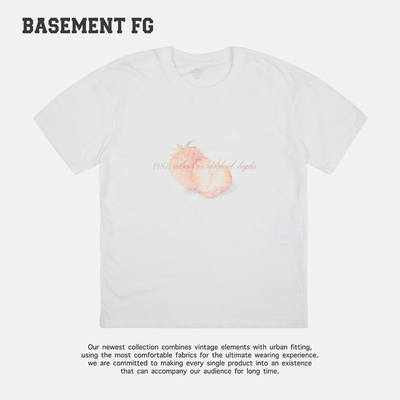 BASEMENTFG草莓印花短袖T恤休闲上衣261020216004