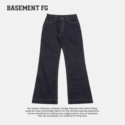 BASEMENTFG修身显瘦微喇牛仔裤女长裤修身裤267330086284