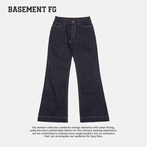 BASEMENTFG修身显瘦微喇牛仔裤女长裤修身裤267330086284