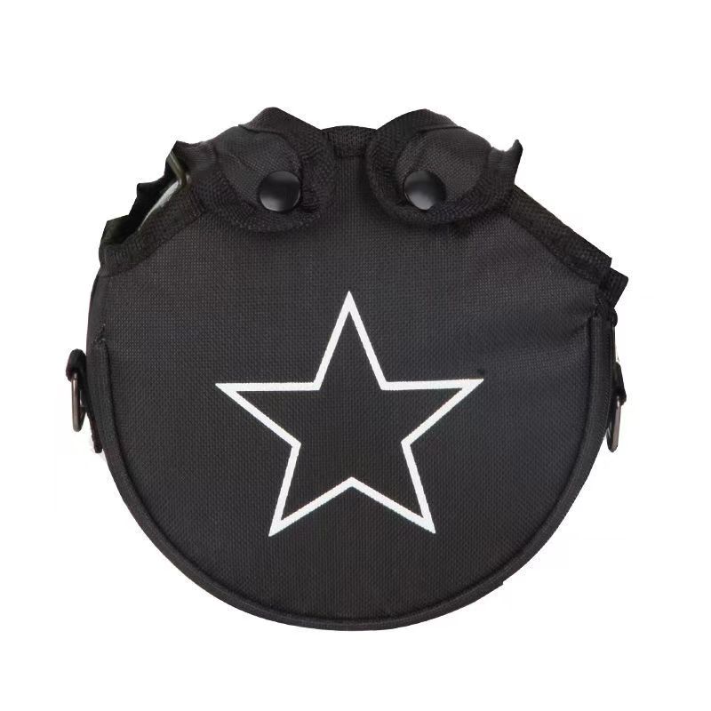 不锈钢外套五角星保温水壶套布套内盖外盖肩带户外运动瓶军迷配件