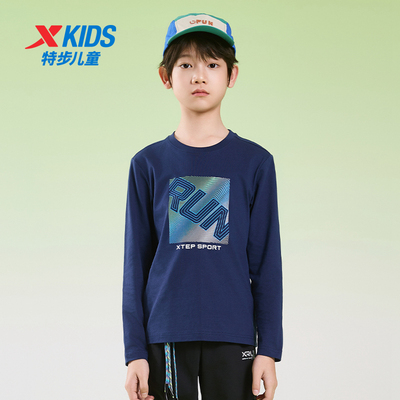 特步运动鞋男童男鞋加绒2025秋冬新款革面棉鞋儿童加厚保暖中大童