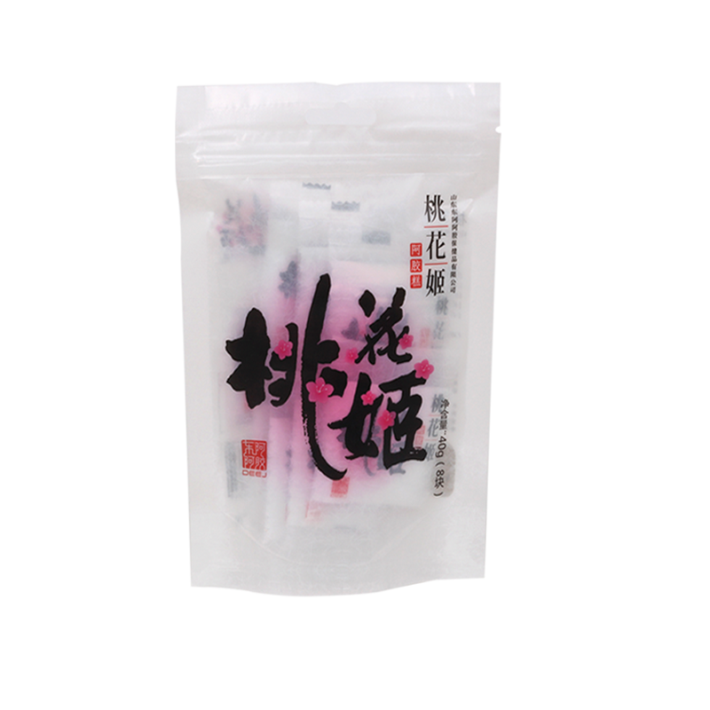 正品东阿 阿胶桃花姬阿胶糕固元膏零食40g 袋装即食新鲜Ejiao 传统滋补营养品 阿胶糕/固元糕 原图主图