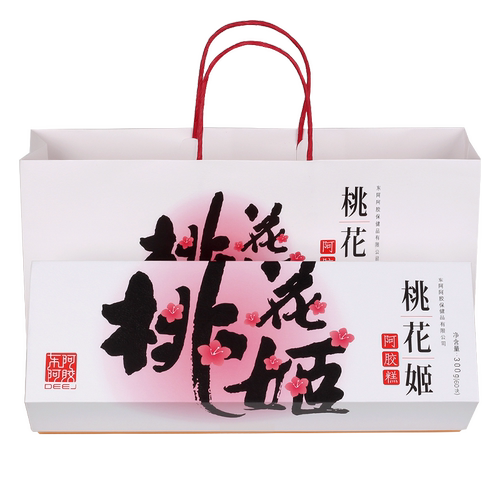 桃花姬阿胶糕300g礼盒配礼袋