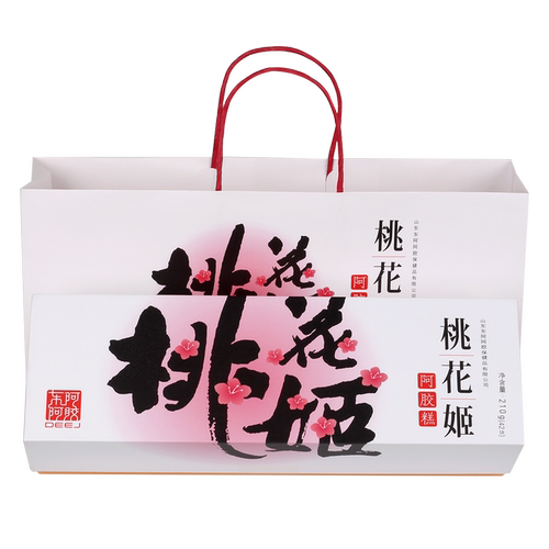 东阿桃花姬阿胶糕210g礼盒新货
