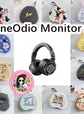 适用于OneOdio Monitor 60头戴式耳机包卡通EVA充电头收纳保护盒