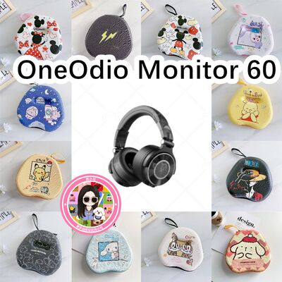 适用于OneOdio Monitor 60头戴式耳机包卡通EVA充电头收纳保护盒