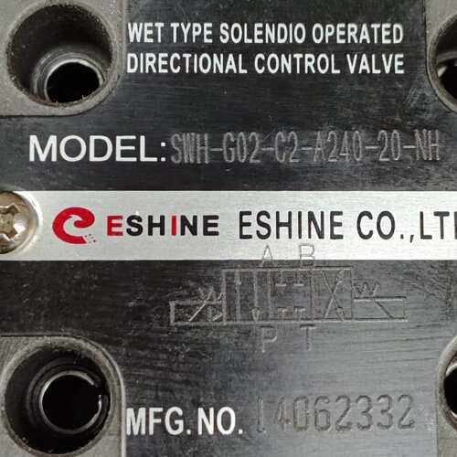 售前询价SWH-G02-C2-A240-20-NH ESHINE电磁阀方向控制阀议价维修