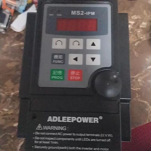 售前询价愛德利变频器MS2-IPM单相220V功率0.4KW。拆