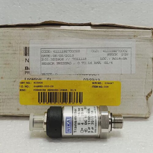 售前询价WIKA Pressure Transmitter 016 Bar 420mA 1102DNML Bau