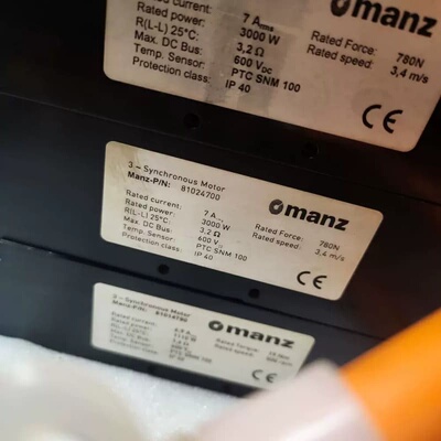 售前询价拆机omanz PTC SNM 100 直线同步电机 实物