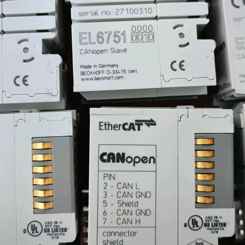 售前询价议价EL6751-0010 倍福模块 CANopen从站工业自动化配件维
