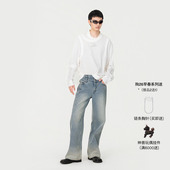 男女同款 T恤打底衫 新品 FengChenWang26早春解构2合1长袖