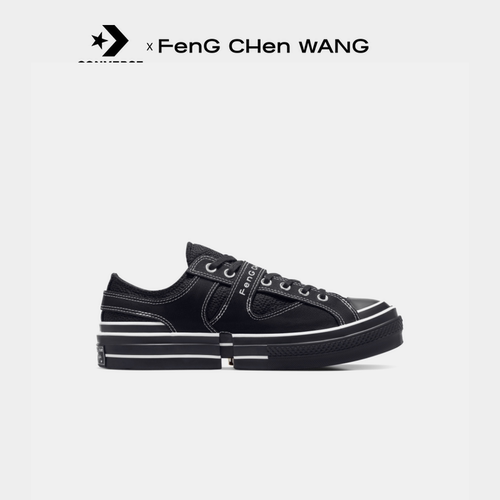 【限定联名】Converse x FengChenWang Chuck70 解构低帮运动鞋黑