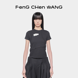 短袖 拼接再造个性 解构系列女款 T恤 FengChenWang