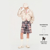 FengChenWang26早春植物染休闲夹克男女同款 新品 外套