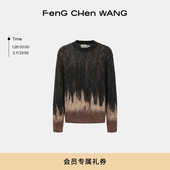 毛衣 毛衣男女同款 FengChenWang 25秋冬提花针织套头衫
