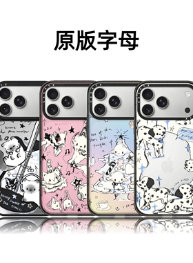 CASETiFiY联名lalazoo吉他小狗摇滚17pro适用于iphone16promax苹果15plus手机壳14卡通13磁吸12华强北平替女