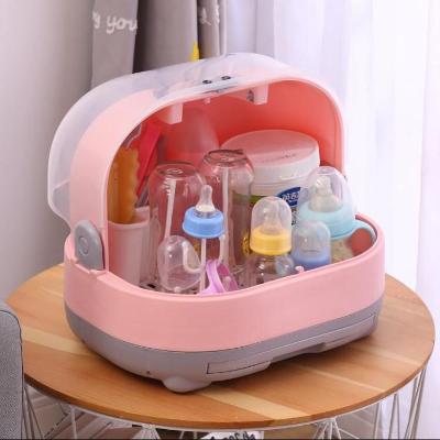 婴儿餐具收纳盒晾干幼儿存储多功能奶嘴干燥奶具箱沥水吸奶器 Изображение 1 婴儿餐具收纳盒晾干幼儿存储多功能奶嘴干燥奶具箱沥水吸奶器 Изображение 1