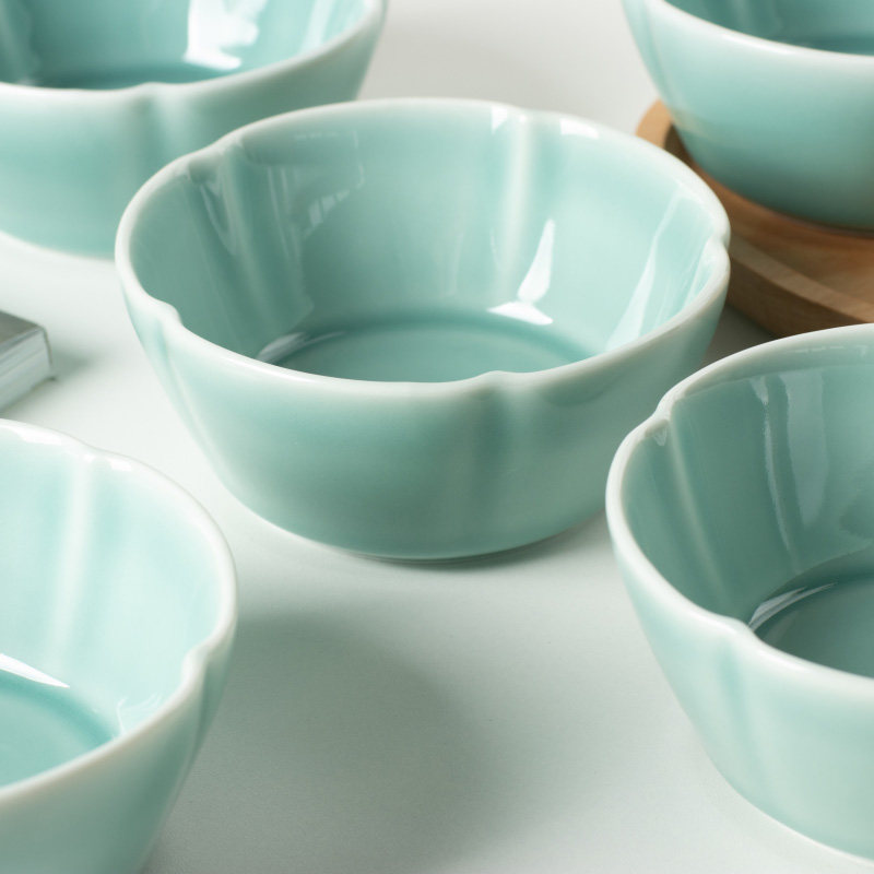 陶瓷单个龙泉日式甜品蒸蛋吃饭碗